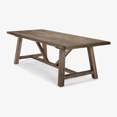 Made.com Iona Extra Large Dining Table, Solid Pine