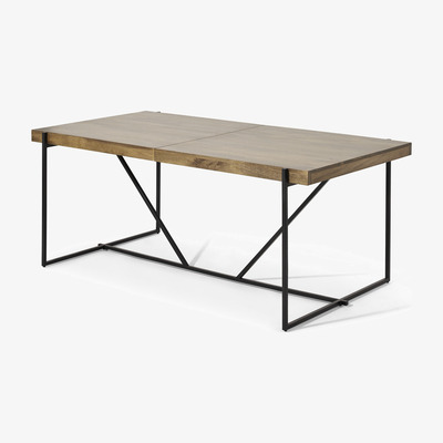 Made.com Morland 6-8 Seat Extending Dining Table, Mango Wood