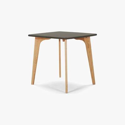 Made.com Fjord Compact Dining Table, Oak and Grey