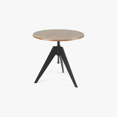 Made.com Javier Compact Swivel Dining Table, Mango Wood