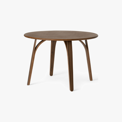 Made.com Safia 4 Seat Round Dining Table, Walnut