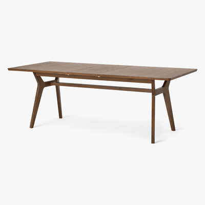 Made.com Jenson 6-8 Seat Extending Dining Table, Dark Stain Oak