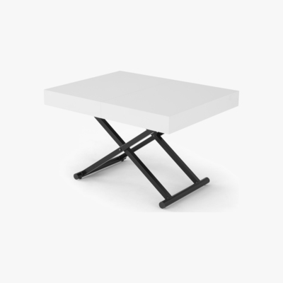 Made.com MADE  Essentials Rhys Dining Into Coffee Table, White