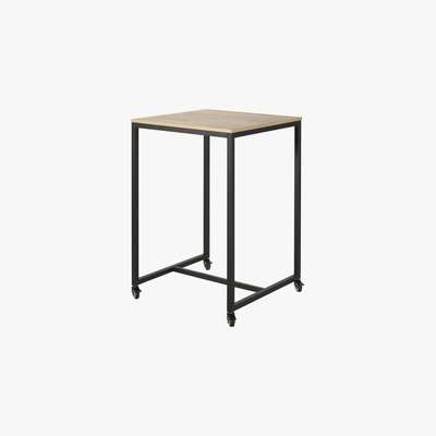 Maisons du Monde Professional High Dining Table on Wheels W70 Hudson Pro