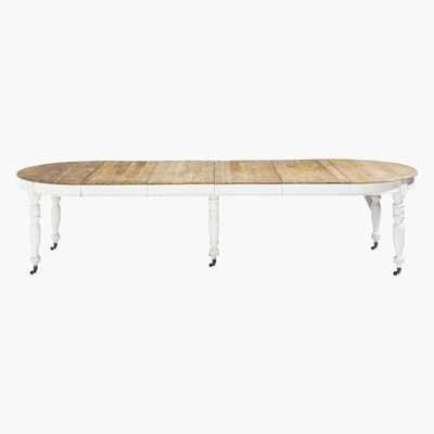 Maisons du Monde Extendible 6-14 Seater Dining Table on Castors L 125-325 Provence