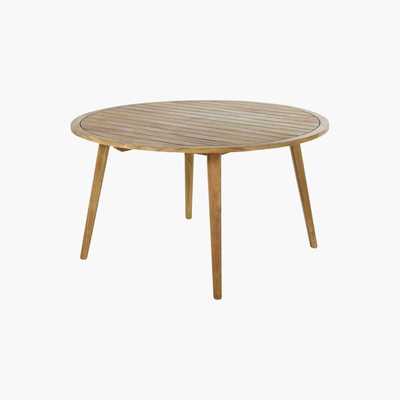 Maisons du Monde Round Solid Acacia 6-Seater Garden Table D140 Noumea