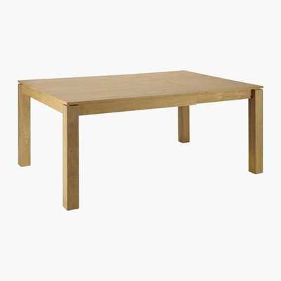 Maisons du Monde Oak Square Extendible 4-8 Seater Dining Table L120-180 Danube