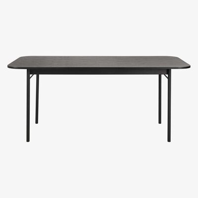Maisons du Monde 8-person dining table in black L180cm