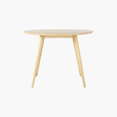Maisons du Monde Solid oak vintage round dining table D100 Norway