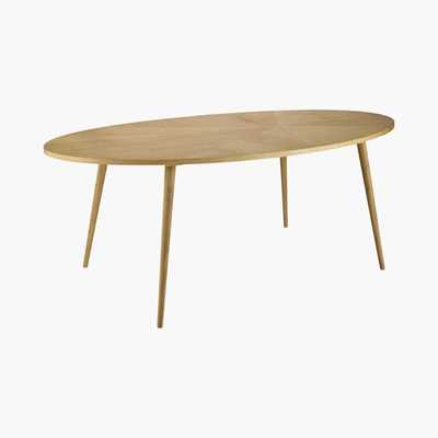Maisons du Monde 8-Seater Oval Dining Table L200 Origami