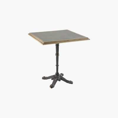 Maisons du Monde Professional Dining Table in Oak and Metal L70 Brasserie Pro