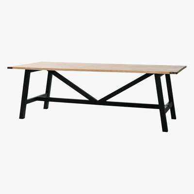 Maisons du Monde Solid Mango Wood 8-Seater Dining Table W 240 cm Indies