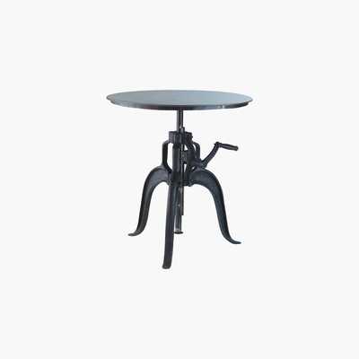 Maisons du Monde Metal round dining table bistro in black D 75 Edison