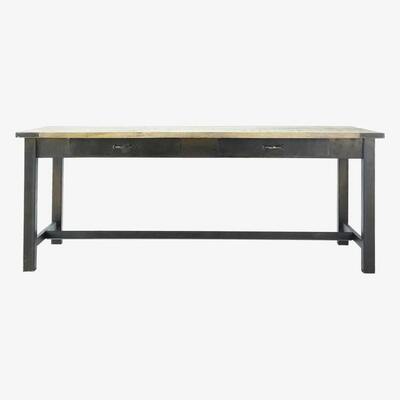 Maisons du Monde Mango Wood and Metal Dining Table L200