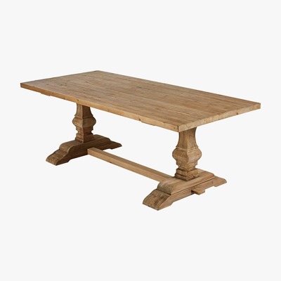 Maisons du Monde Distressed wood dining table W 220cm Lourmarin