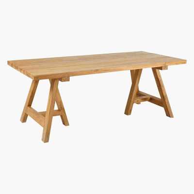Maisons du Monde Recycled Teak 8-Seater Garden Table L200 Tecka