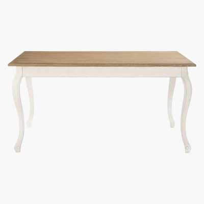 Maisons du Monde Dining Table in Cream L160 Léontine