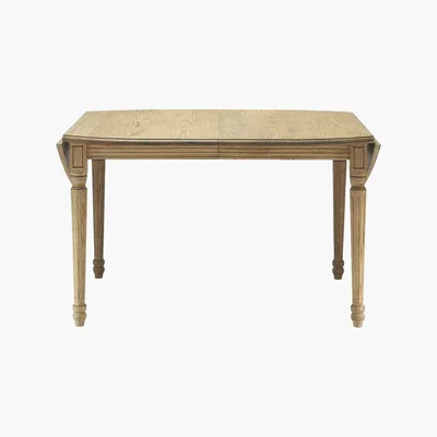 Maisons du Monde Oak Extendible 6-10 Seater Dining Table W 120-250cm Atelier