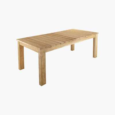 Maisons du Monde Recycled teak garden table W 220cm Guerande