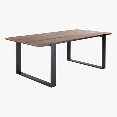 Maisons du Monde Aluminium and Composite 6-Seater Garden Table W 200 cm Comores