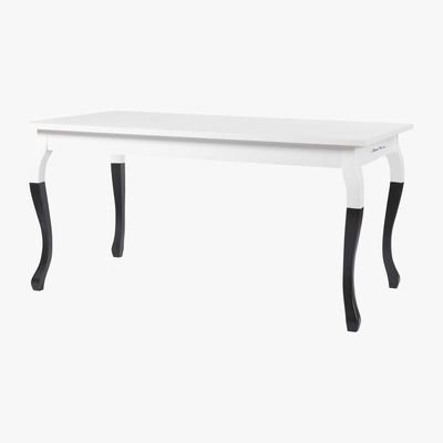 Maisons du Monde CHANTAL THOMASS - Black and White 6-Seater Dining Table