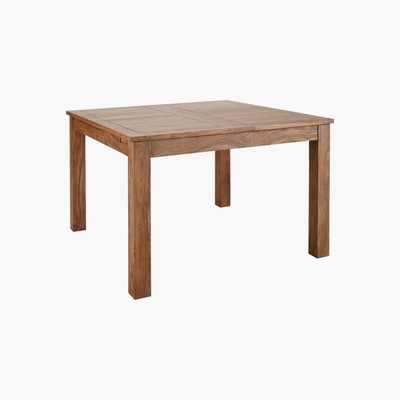 Maisons du Monde Sheesham Wood Extendible 8-10 Seater Dining Table L130/190 Stockholm