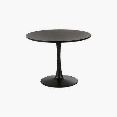 Maisons du Monde 4/5-person dining table in black D100cm