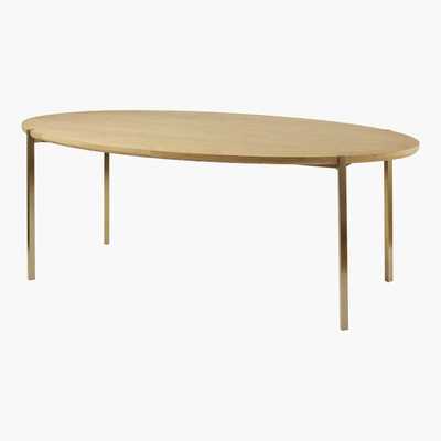 Maisons du Monde Oval 6-8 Seater Dining Table W200 Karla