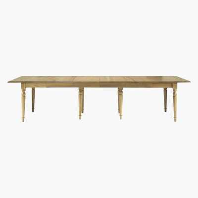Maisons du Monde Oak Extendible 4-14 Seater Dining Table W 100-340cm Atelier