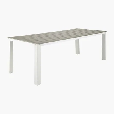 Maisons du Monde Garden table 8-10 persons in aluminium and composite W230 Escale