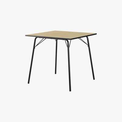 Maisons du Monde Square 6-8 Seater Dining Table W80 Blackout