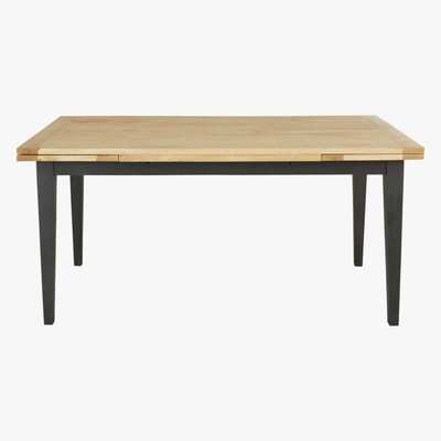 Maisons du Monde Mango Wood Extendable 10-Seater Dining Table 160/240 Cezanne