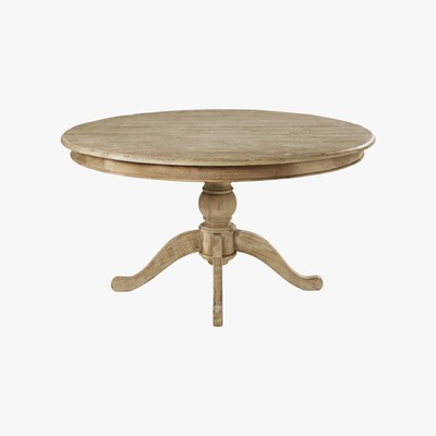 Maisons du Monde Extendable Dining Table for 6-8 People in Recycled Grey Fir W140-180 Neuilly