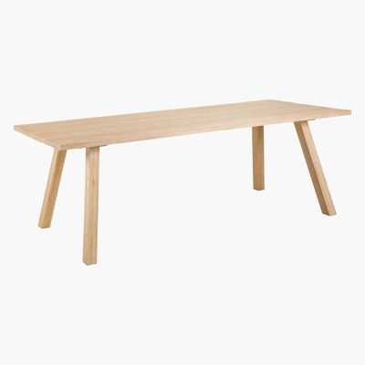 Maisons du Monde Solid Oak 6-Seater Dining Table W 220 cm Norman