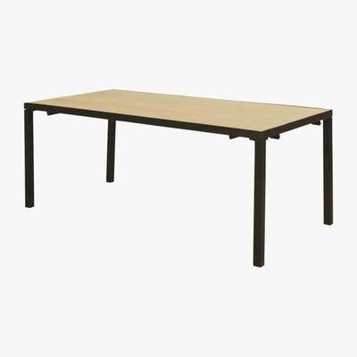 Maisons du Monde Solid Mango Wood Extendable 8-12 Seater Dining Table W180-280 Century