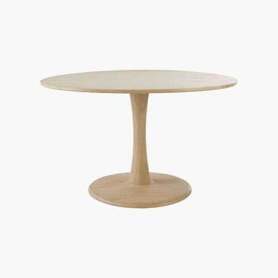Maisons du Monde Round Oak 5/6-Seater Dining Table D127 Jay