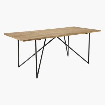 Maisons du Monde Solid mango wood dining table W 200cm Arty