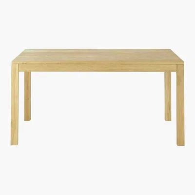 Maisons du Monde Oak Extendible 6-8 Seater Dining Table W 160-210cm Hambourg