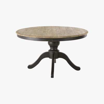Maisons du Monde Extendable 6/8-Seater Recycled Pine and Birch Dining Table W140/190 Provence