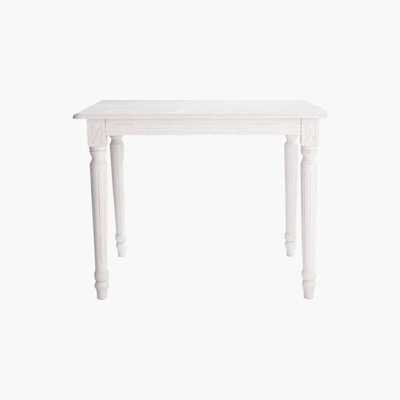 Maisons du Monde Extendible 4-8 Seater Dining Table in White W 100/180cm Louis