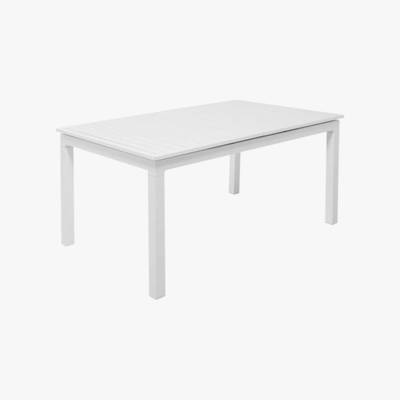 Maisons du Monde Aluminium extending garden table in white W 160-210cm Extenso