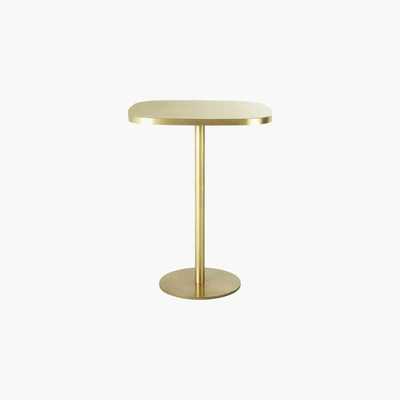 Maisons du Monde Brass Metal 1/2-Seater Tall Dining Table W40 Louxor