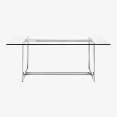 My Furniture Quad Silver Dining Table      