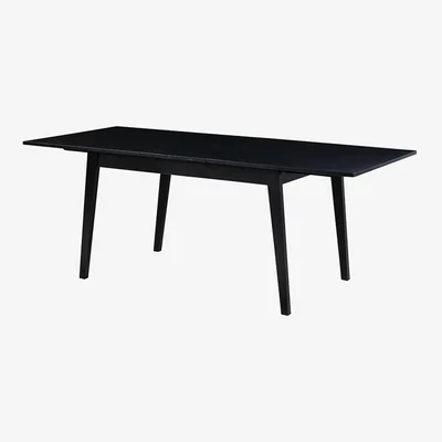 My Furniture Capri Black Extending Dining Table 