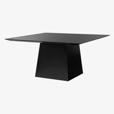 My Furniture Loretta Square Black Dining Table 