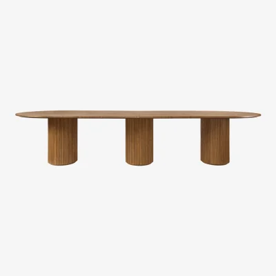 My Furniture Ophelia Chestnut XL Dining Table 