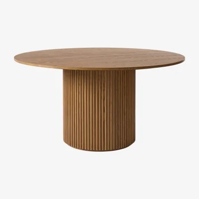 My Furniture Ophelia Chestnut Circular Dining Table 