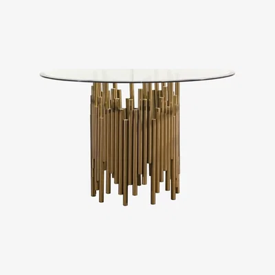 My Furniture Rubell Brass Dining Table