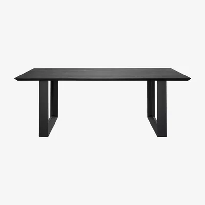 My Furniture Rocco Black Dining Table
