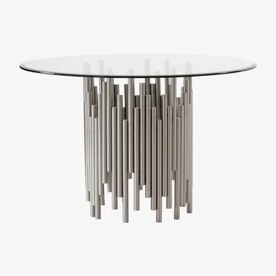 My Furniture Rubell Silver Dining Table